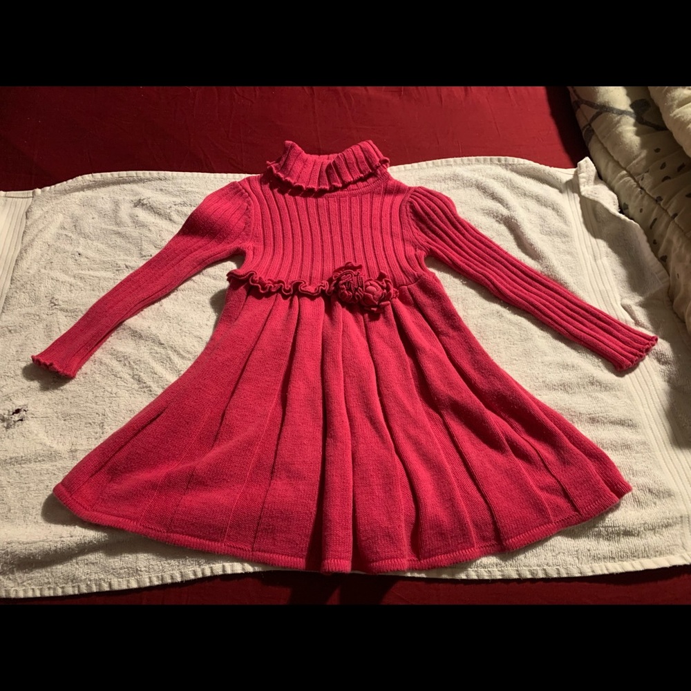 Little girls size 4 sweater dress.